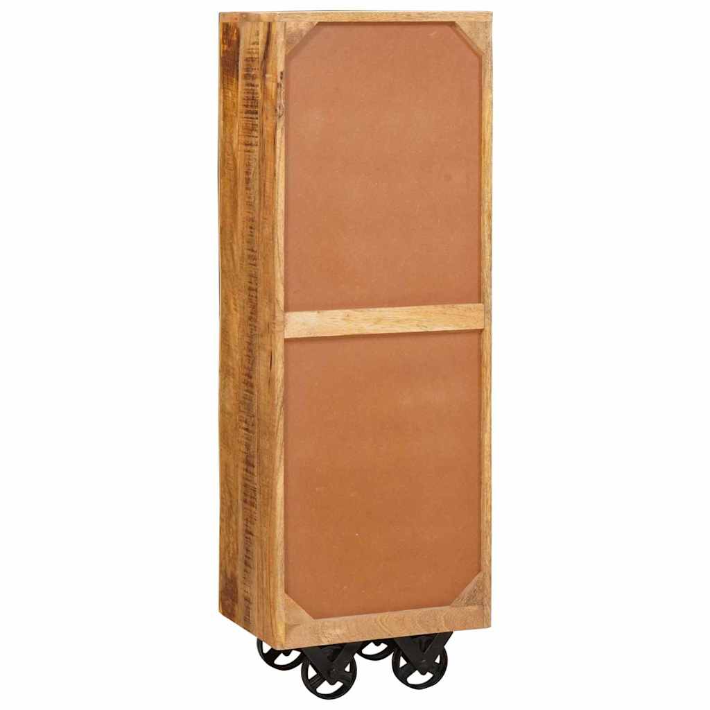 Hochboard Braun 40 x 30 x 120.5 cm massives Mangoholz