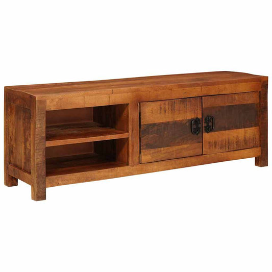 TV-Schränk Braun 110 x 30 x 40 cm massives Mangoholz