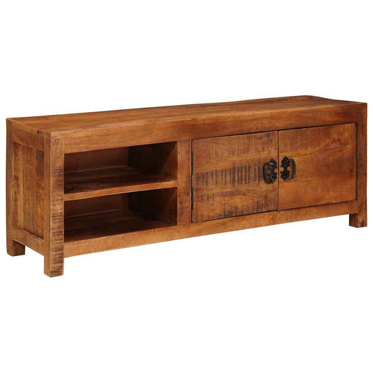 TV-Schränk Braun 110 x 30 x 40 cm massives Mangoholz