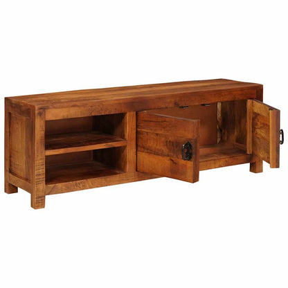 TV-Schränk Braun 110 x 30 x 40 cm massives Mangoholz