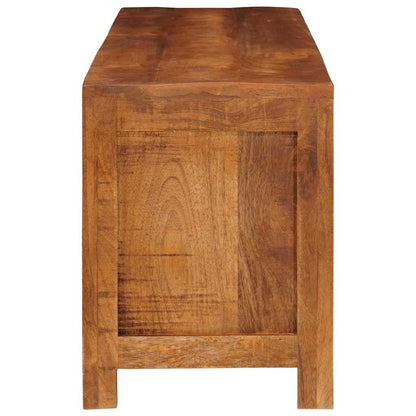 TV-Schränk Braun 110 x 30 x 40 cm massives Mangoholz