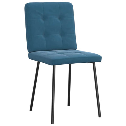 Spisestuestole 2 stk. Blue Velvet