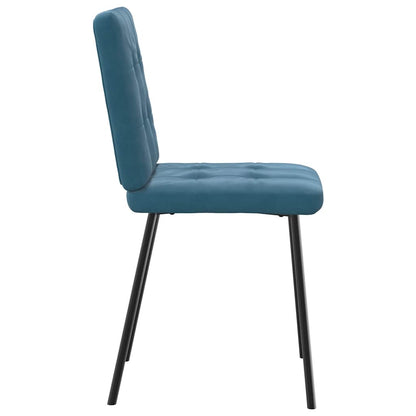 Spisestuestole 2 stk. Blue Velvet