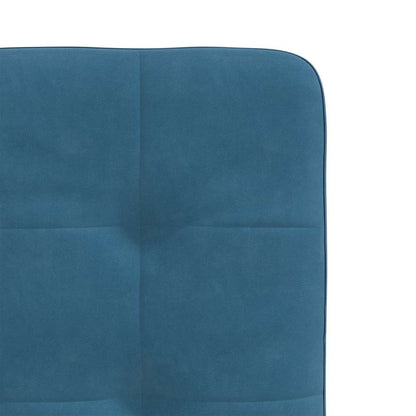 Spisestuestole 2 stk. Blue Velvet