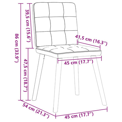 Spisestuestole 2 stk