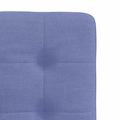 Spisestuestole 2 stk Denim Blå Stof