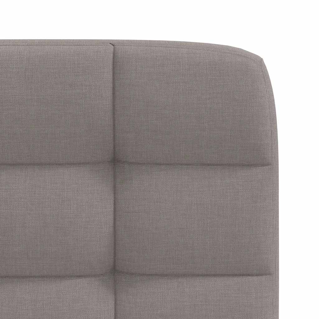 Spisestuestole 2 stk Taupe Stof