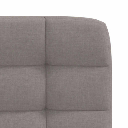 Spisestuestole 2 stk Taupe Stof