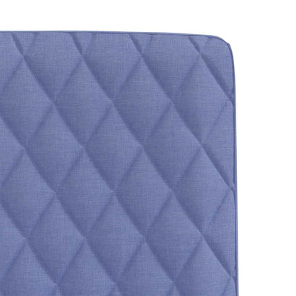 Esszimmerstühle 2 Stk. Jeansblau Stoff
