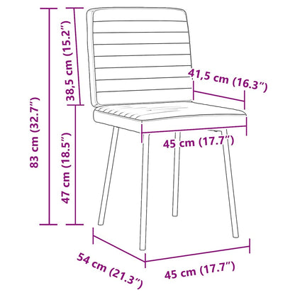 Esszimmerstühle 2 Stk. Schwarz Samt