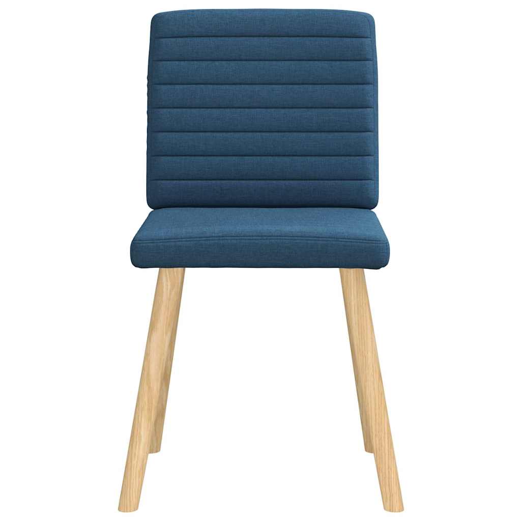 Esszimmerstühle 2 Stk. Blau Stoff