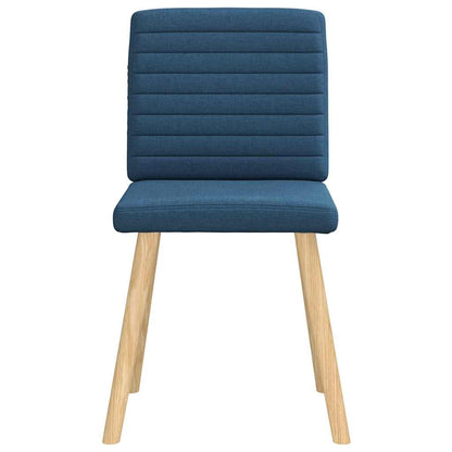 Esszimmerstühle 2 Stk. Blau Stoff