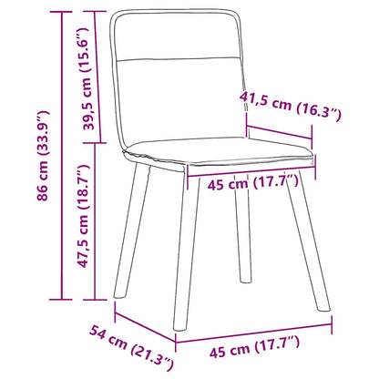 Spisestuestole 2 stk