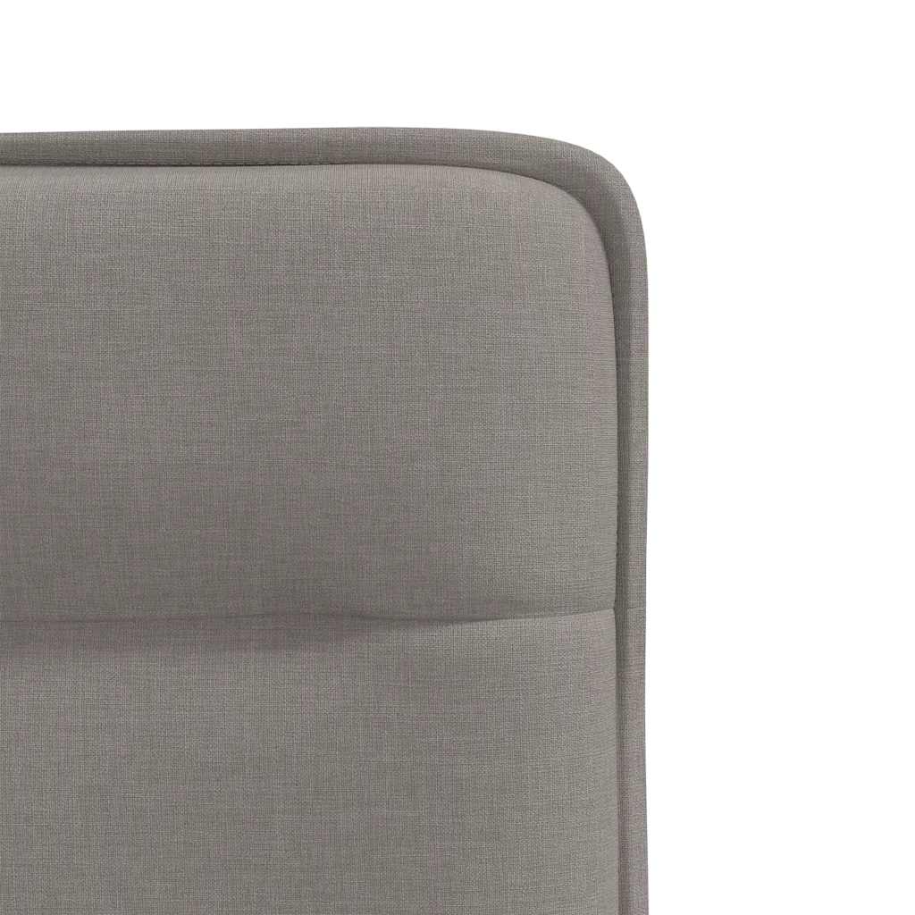 Spisestuestole 2 stk Taupe Stof