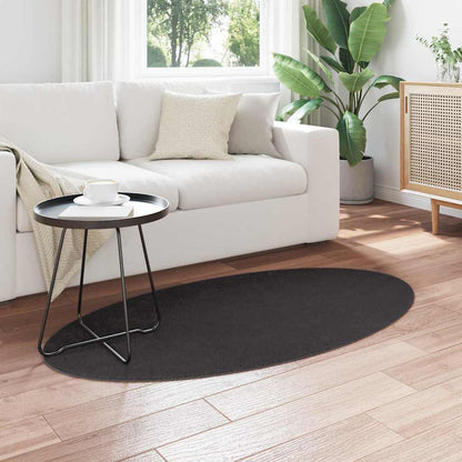 Teppich Anthrazit 80 x 150 cm Polyester