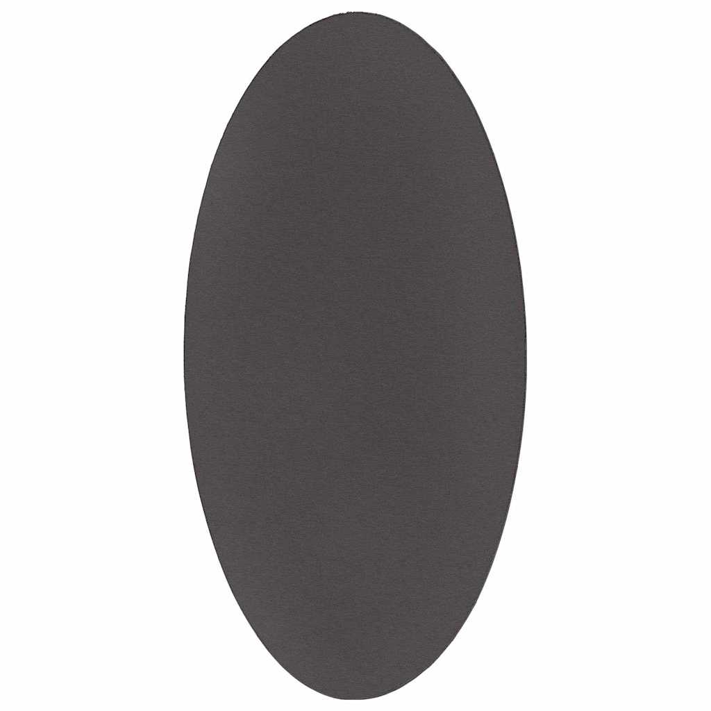 Teppich Anthrazit 80 x 150 cm Polyester