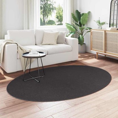 Teppich Anthrazit 140 x 200 cm Polyester