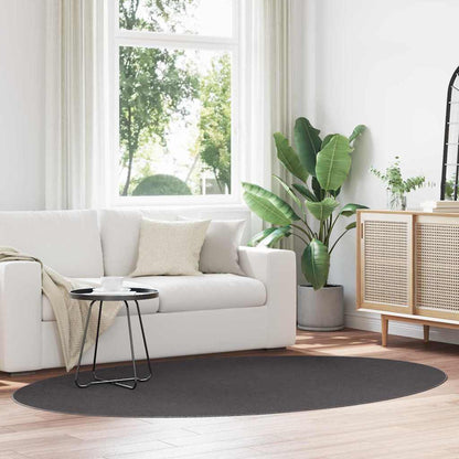 Teppich Anthrazit 160 x 230 cm Polyester