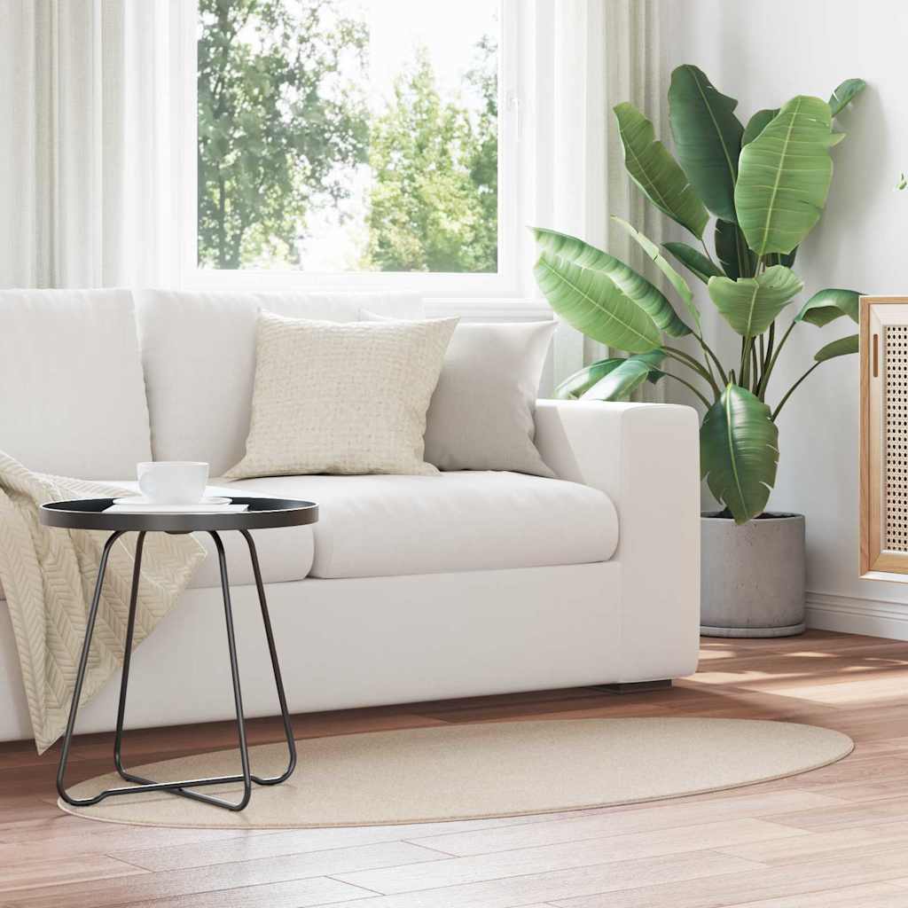 Teppich Beige 80 x 150 cm Polyester