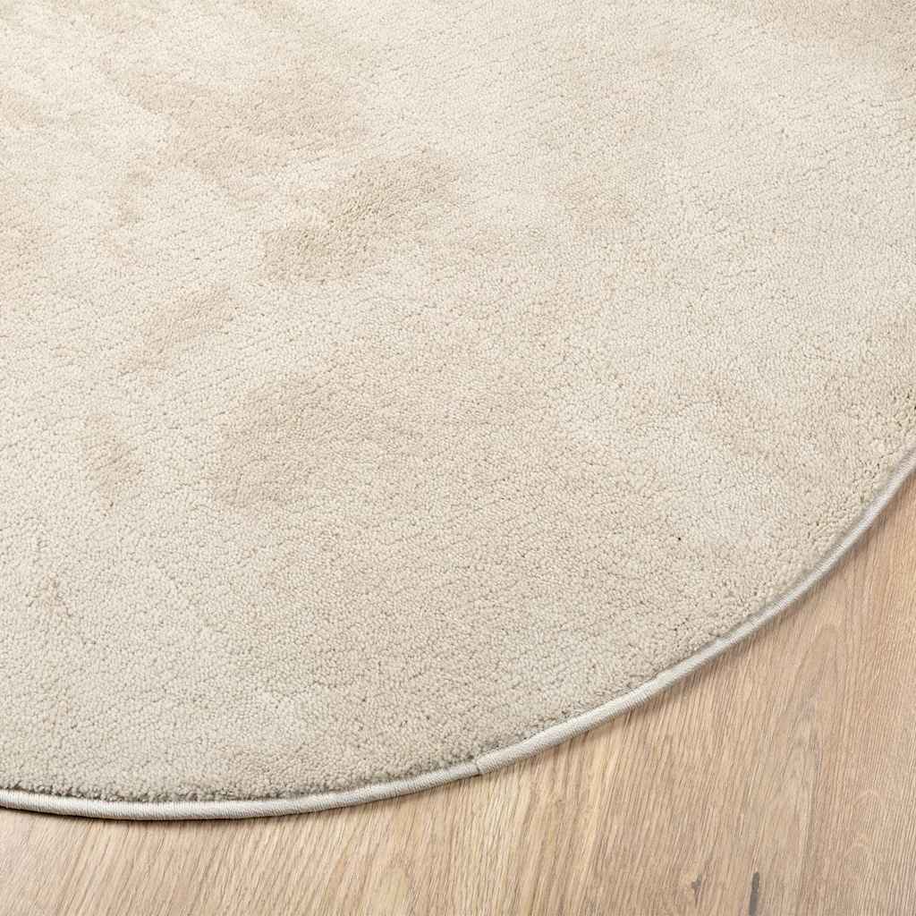 Teppich Beige 100 x 200 cm Polyester