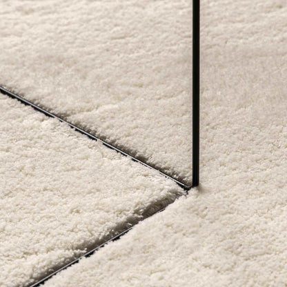 Teppich Beige 120 x 170 cm Polyester