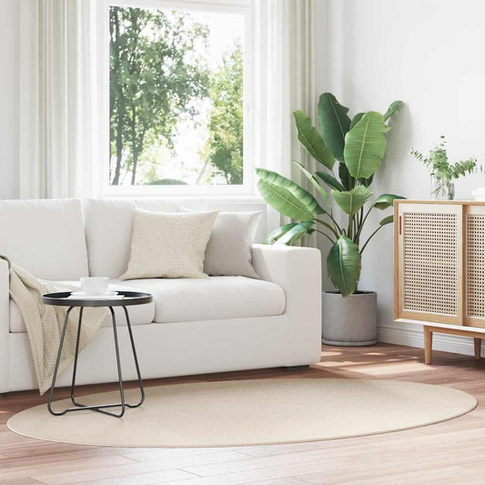 Teppich Beige 140 x 200 cm Polyester