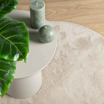 Teppich Beige 160 x 230 cm Polyester