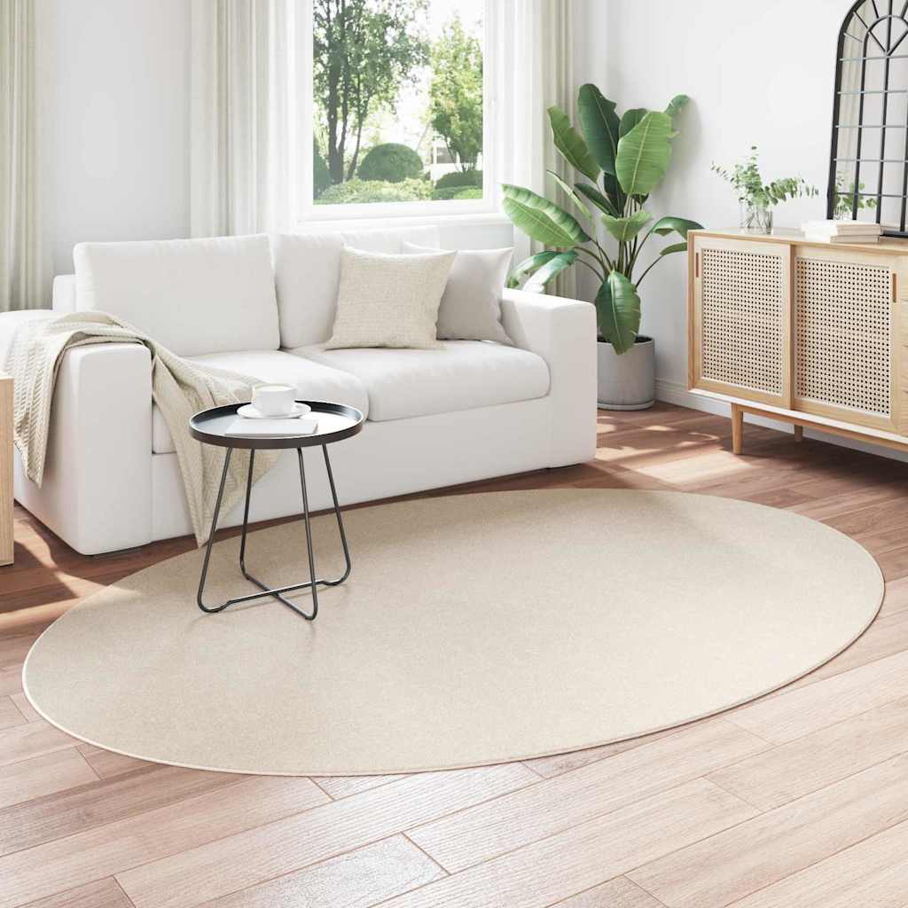 Teppich Beige 160 x 230 cm Polyester