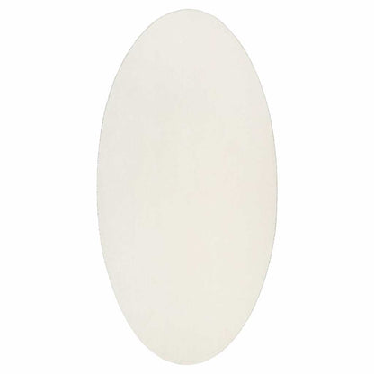 Teppich Creme 80 x 150 cm Polyester