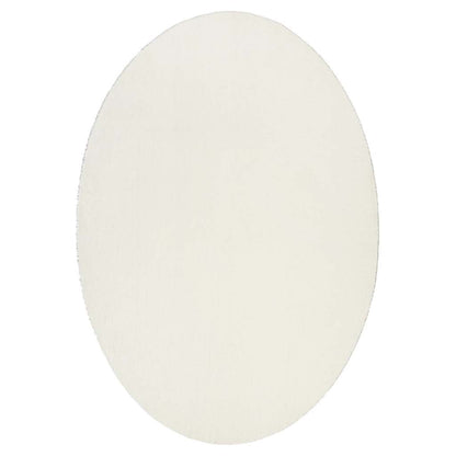 Teppich Creme 160 x 230 cm Polyester