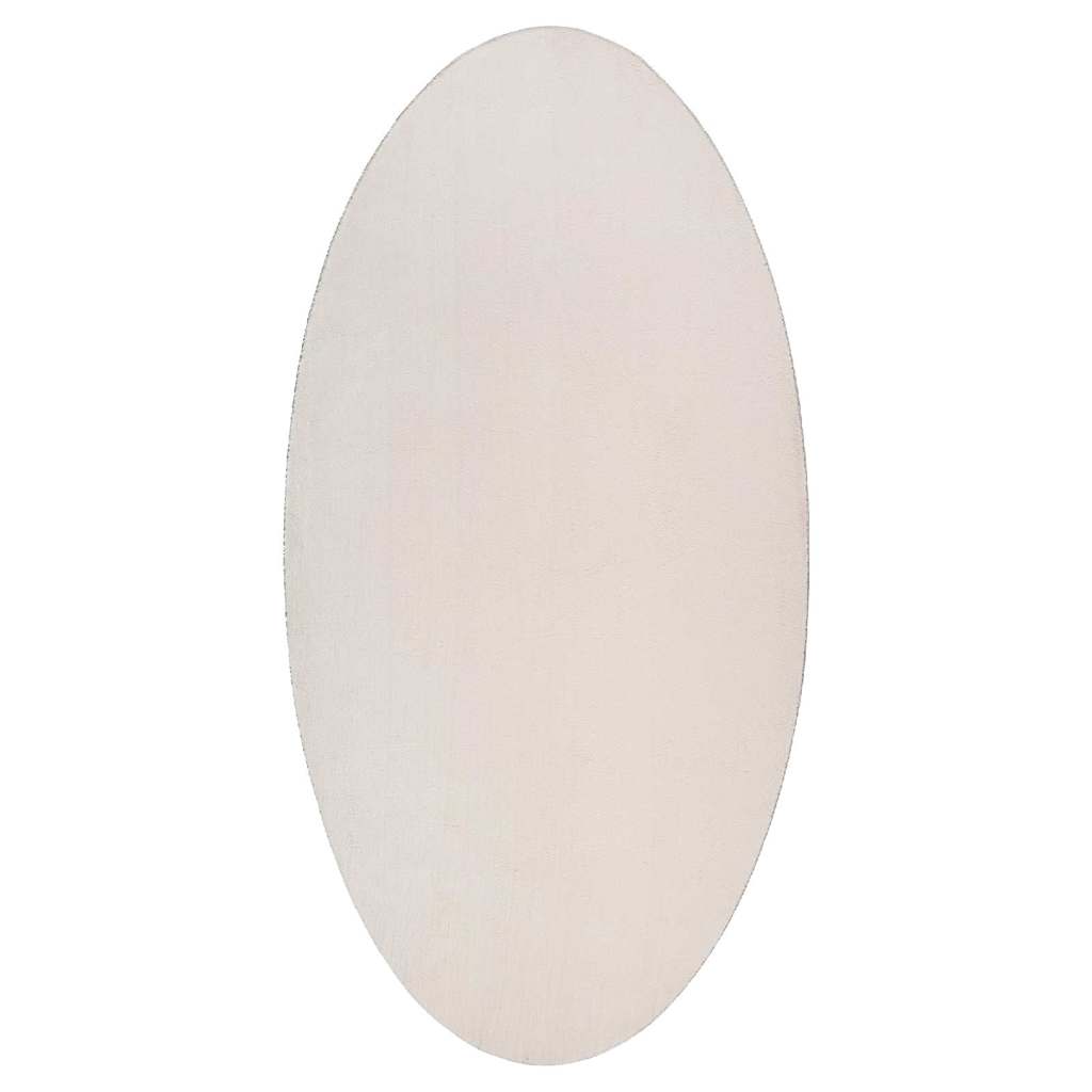 Teppich Sandfarbe 80 x 150 cm Polyester
