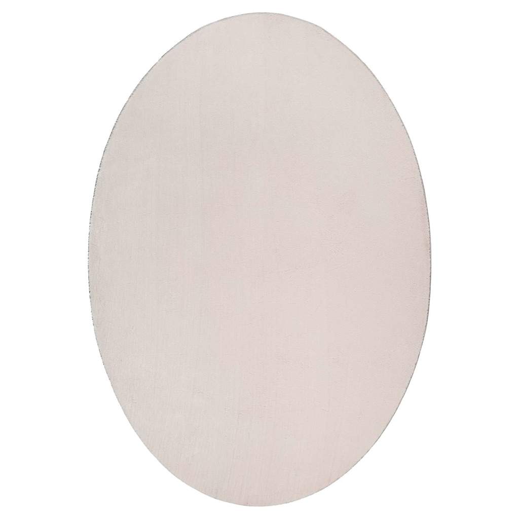 Teppich Sandfarbe 140 x 200 cm Polyester