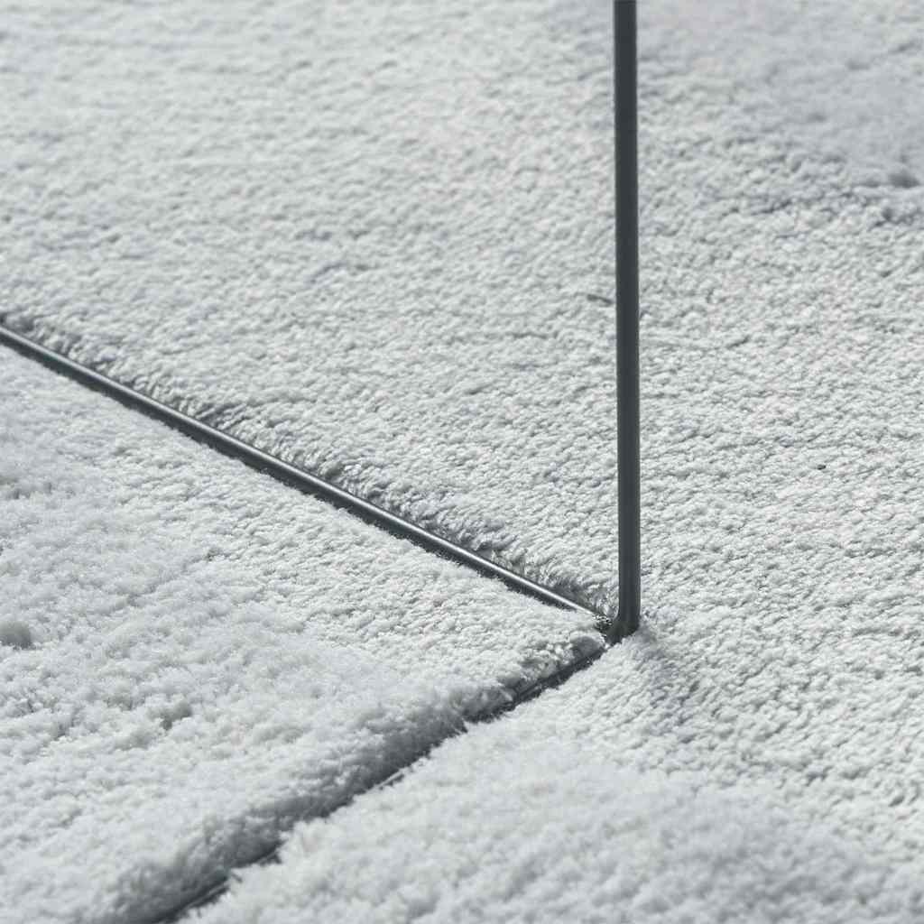 Teppich Grau 80 x 150 cm Polyester