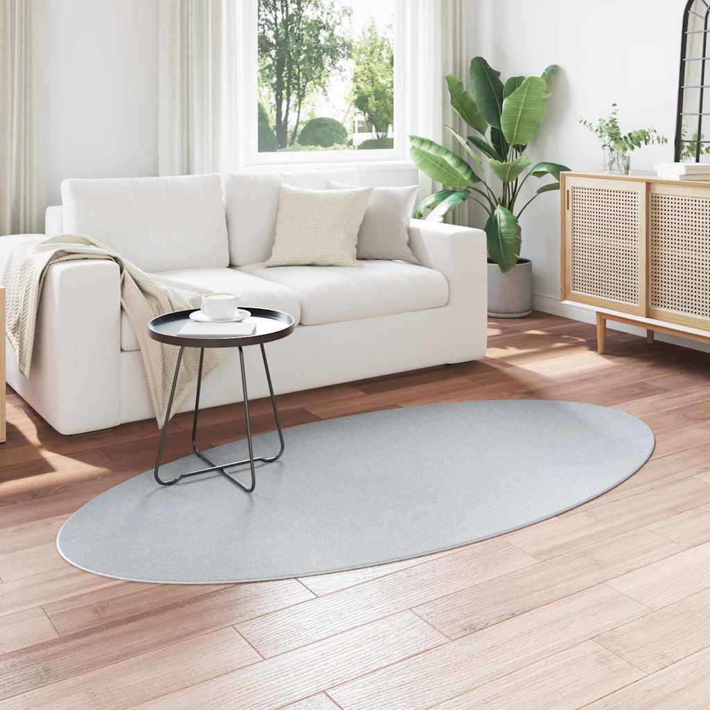 Teppich Grau 100 x 200 cm Polyester