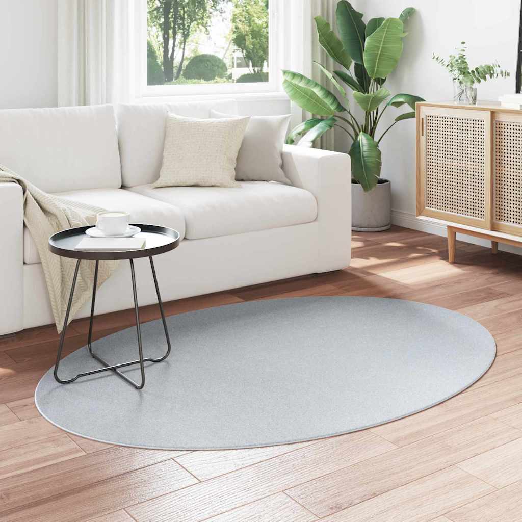 Teppich Grau 120 x 170 cm Polyester