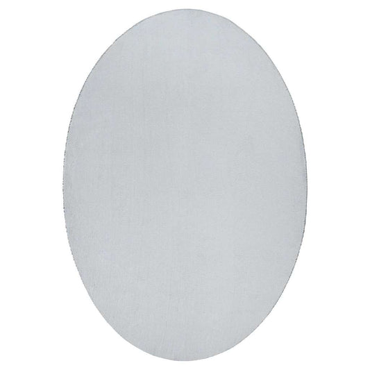 Teppich Grau 140 x 200 cm Polyester