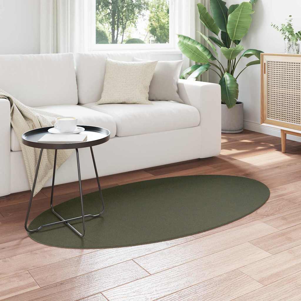 Teppich Waldgrün 80 x 150 cm Polyester