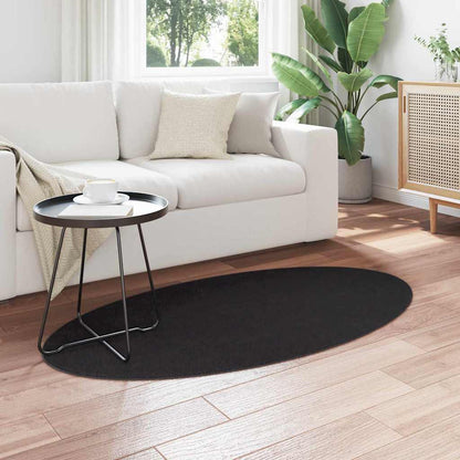 Teppich Schwarz 80 x 150 cm Polyester