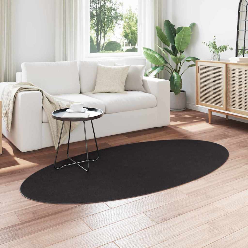 Teppich Schwarz 100 x 200 cm Polyester