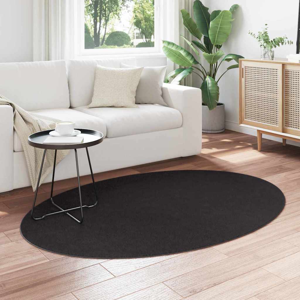 Teppich Schwarz 120 x 170 cm Polyester