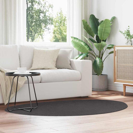 Teppich Anthrazit 120 x 170 cm Polyester