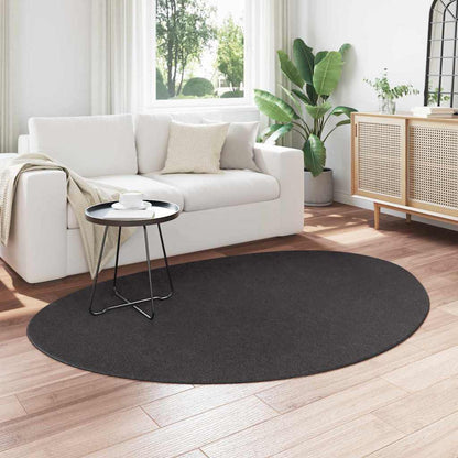 Teppich Anthrazit 140 x 200 cm Polyester