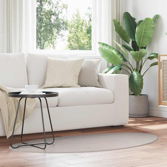 Teppich HUARTE Sandfarbe 80 x 150 cm Polyester