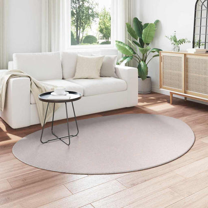 Teppich HUARTE Sandfarbe 140 x 200 cm Polyester