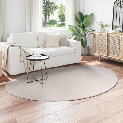 Teppich Sandfarbe 160 x 230 cm Polyester