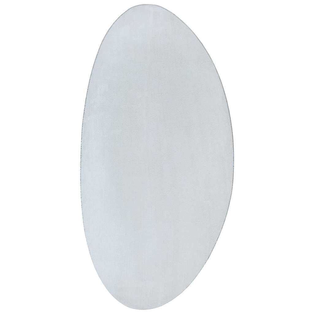 Teppich Grau 80 x 150 cm Polyester
