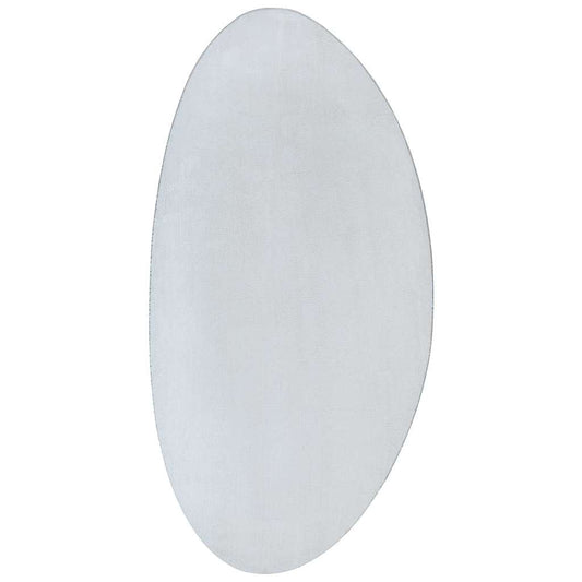 Teppich Grau 80 x 150 cm Polyester
