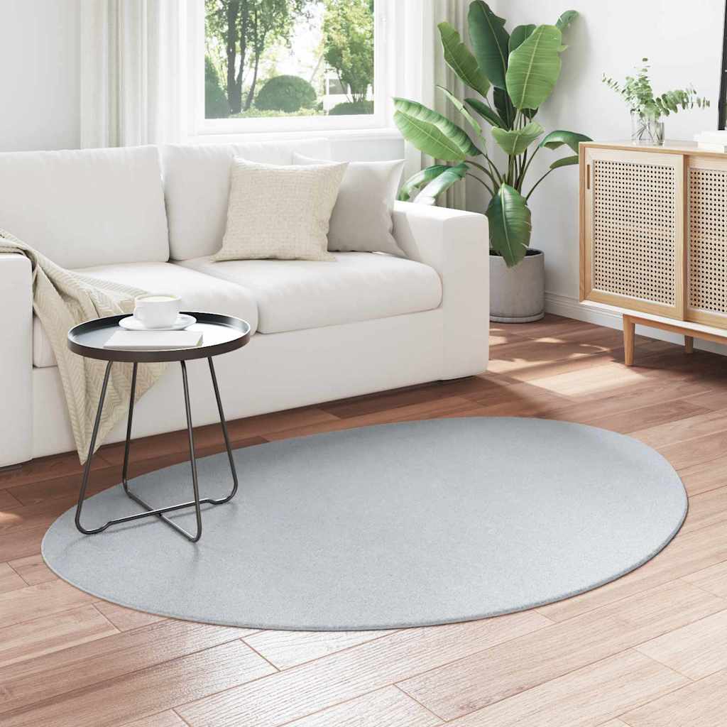 Teppich Grau 120 x 170 cm Polyester