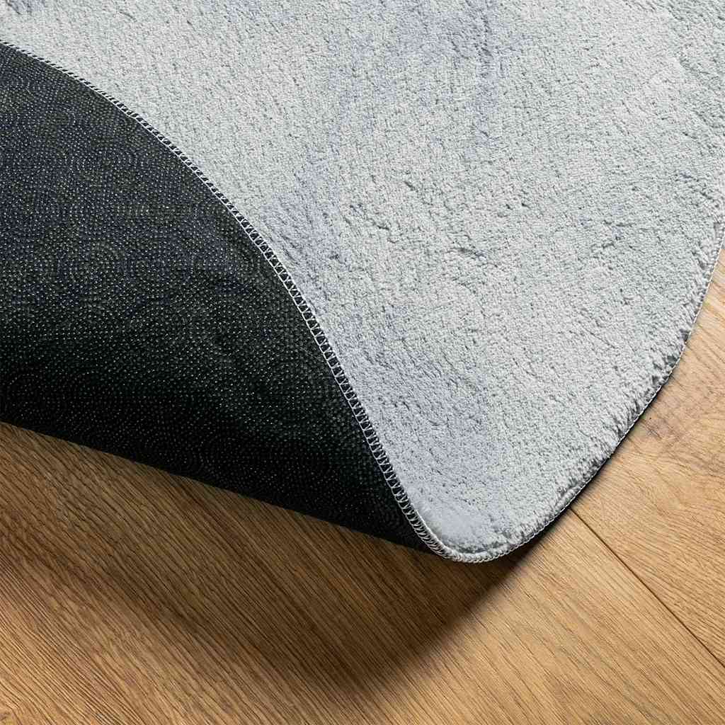 Teppich Grau 140 x 200 cm Polyester
