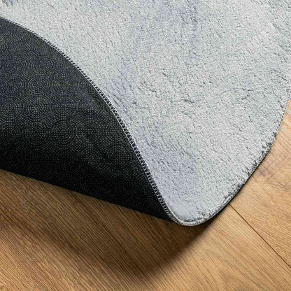 Teppich Grau 140 x 200 cm Polyester